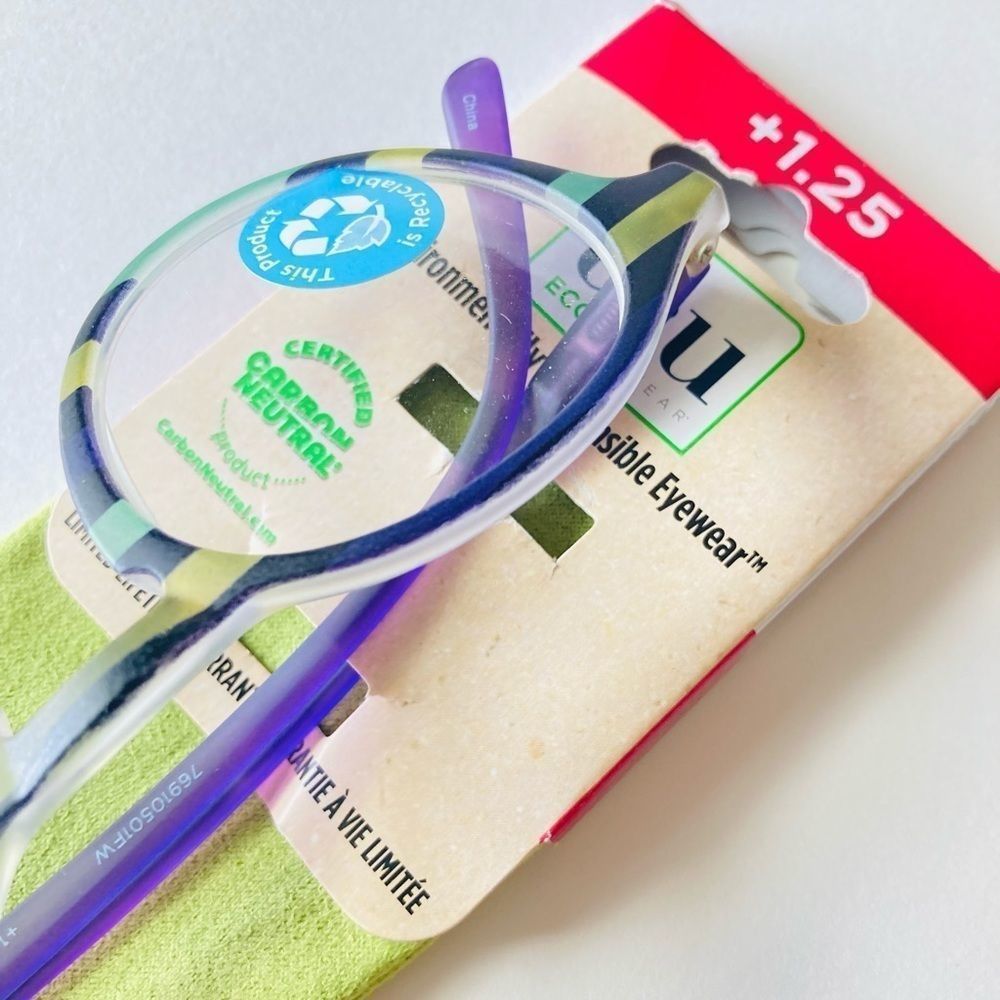 ICU Eyewear Readers +1.50 EcoEyewear Stripes